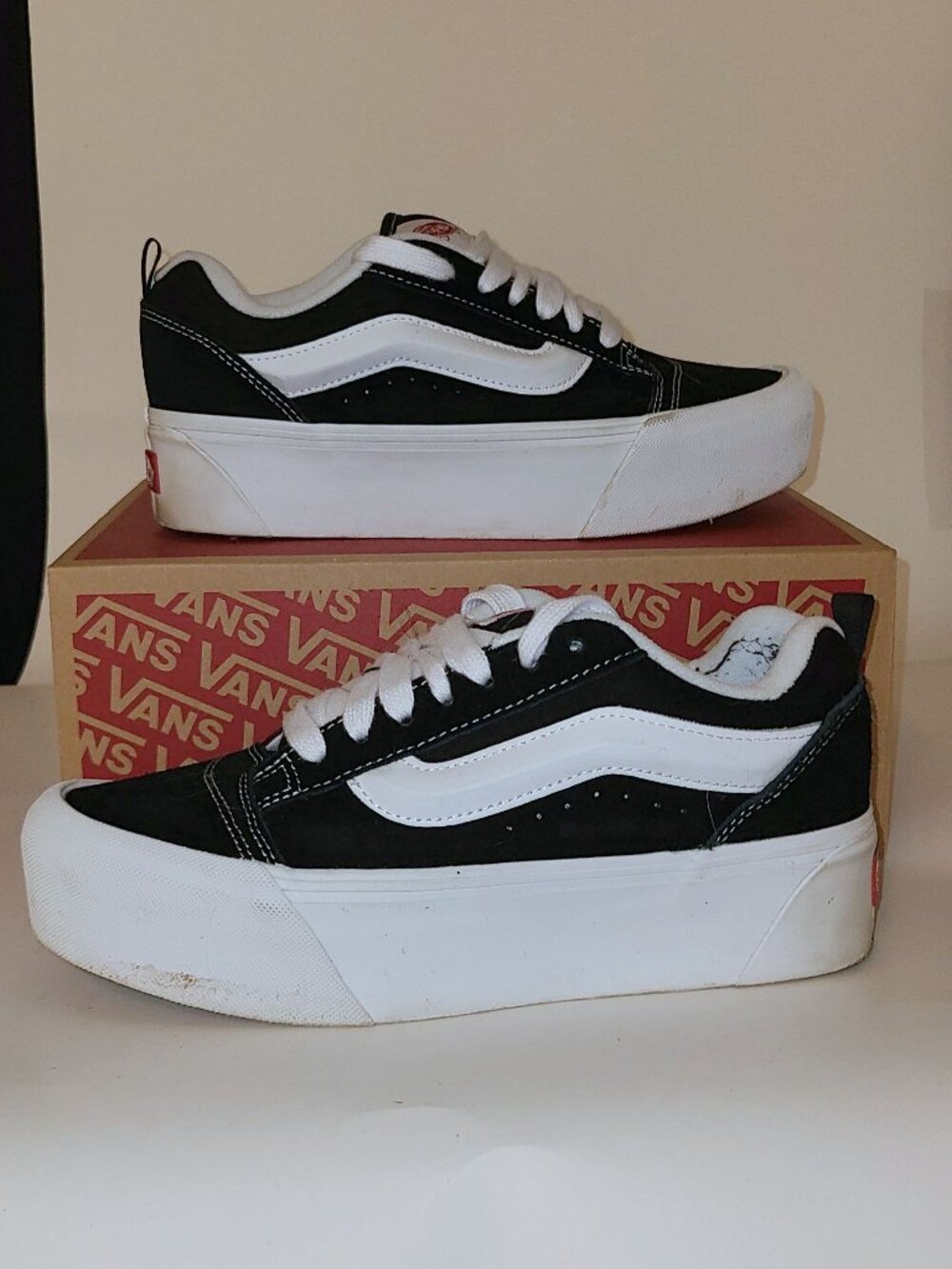 VANS Knu Stack Skate Sneakers, Size 9 Women